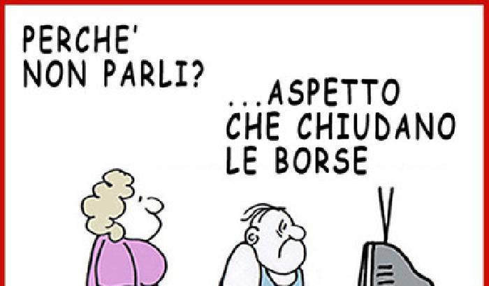 Non si parla a borse aperte!