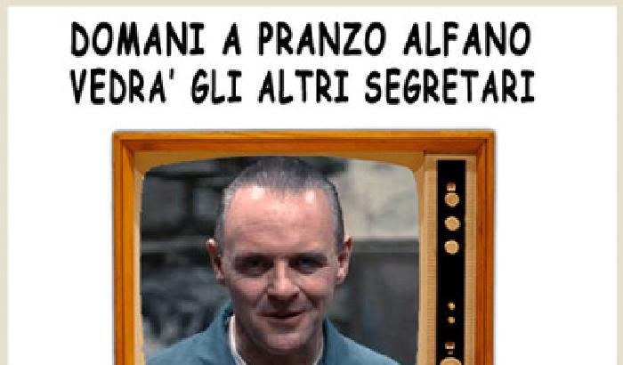 Alfano incontra gli altri segretari