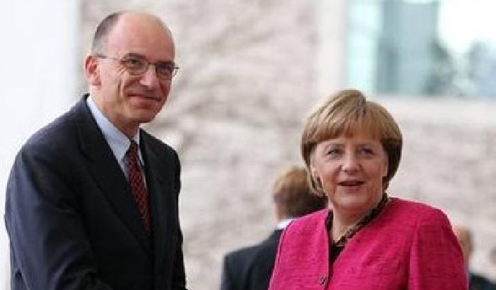 Letta alla Merkel: alla Ue serve crescita