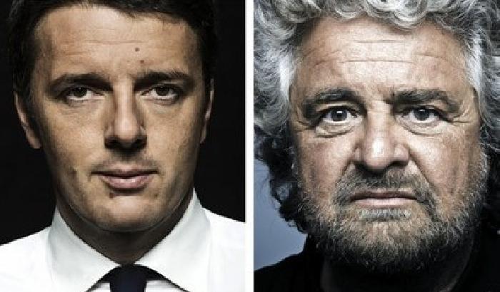 Renzi sfida Grillo: aboliamo il Senato