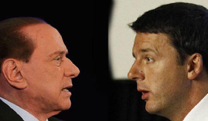 Renzi-Silvio: 5 minuti faccia a faccia da soli