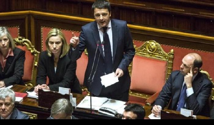 Renzi ottiene la fiducia in Senato: 169 sì, 139 no