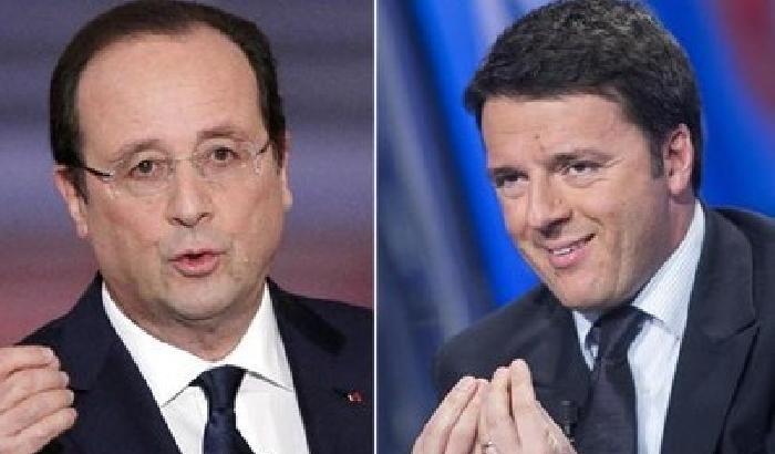 Comincia il tour europeo di Renzi: oggi Hollande