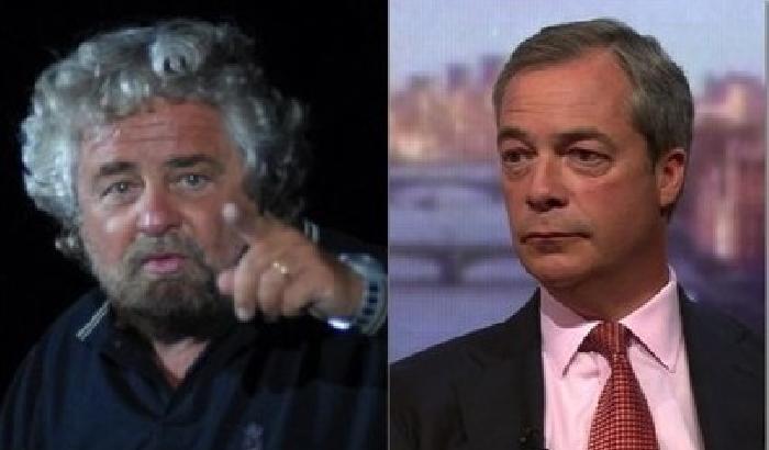 Grillo tenta l'alleanza con Farage