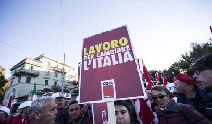 La Cgil in piazza contro la riforma Renzi