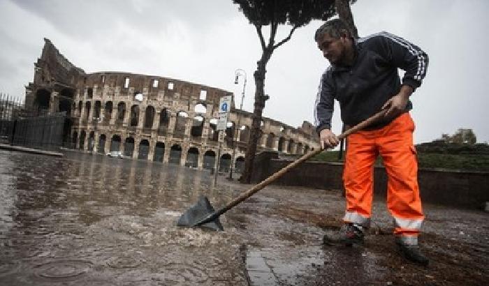 Maltempo Capitale: disagi e traffico in tilt