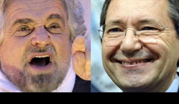 Grillo sul blog: 'Marino vai via, hai la faccia come il c...'