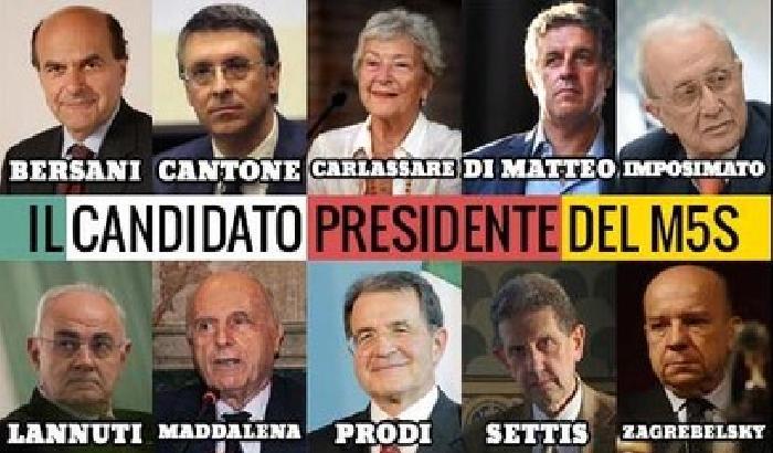 Quirinale, ecco i 10 nomi scelti dal M5s