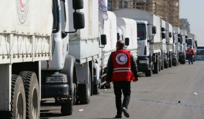 Siria, i convogli umanitari varcano il confine turco: missione Aleppo