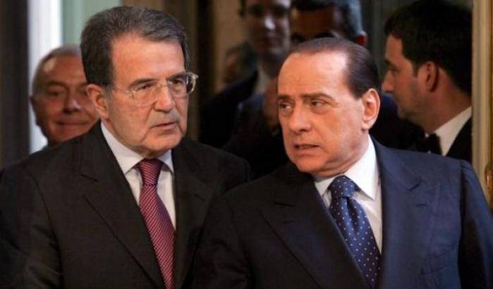 Prodi a Berlusconi: "la colpa è dell'euro? C'era lui al governo, e non ha fatto niente"