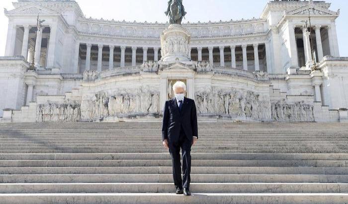 Il presidente della Repubblica Sergio Mattarella