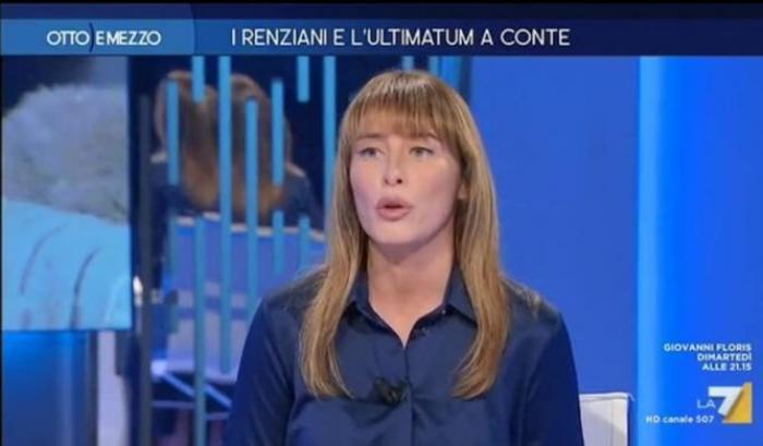 Scintille tra Gruber e Boschi a Otto e Mezzo, la conduttrice: "Volete far cadere il Governo o no?"