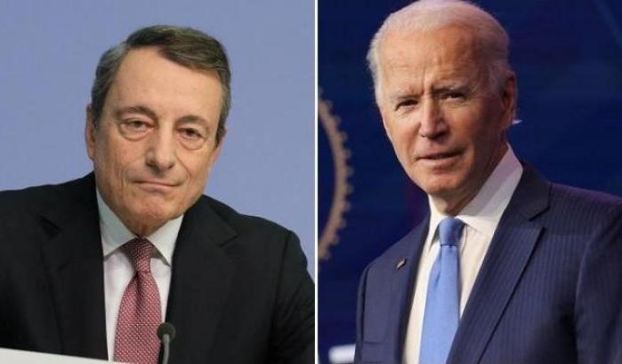 Le congratulazioni di Biden a Draghi: "Non vediamo l'ora di collaborare con l'Italia"