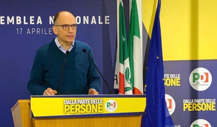 Da Letta una elegante bordata al 'pilatesco' Draghi: "Cittadinanza a Zaki, il governo proceda"