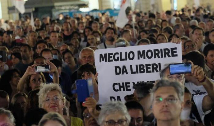 Manifestazione No vax