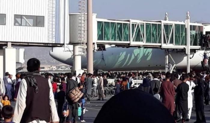 Caos all'aeroporto di Kabul