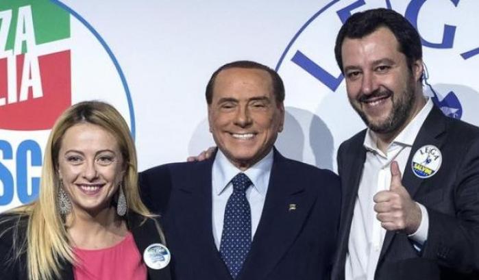 Berlusconi ironico: "Salvini o Meloni premier? Non scherziamo"