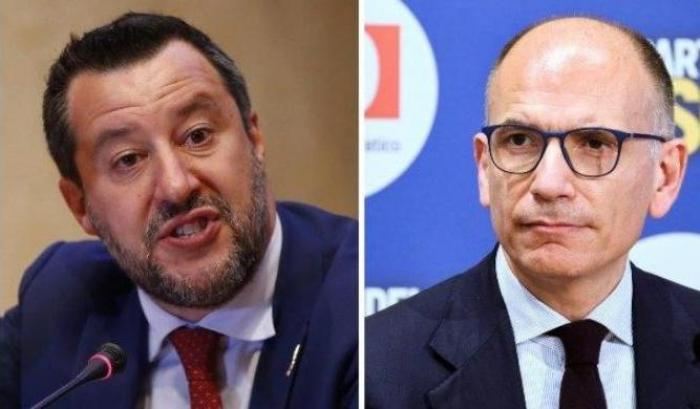 Letta: “Salvini fuori dal governo? Penso di no, ma se anche fosse…”