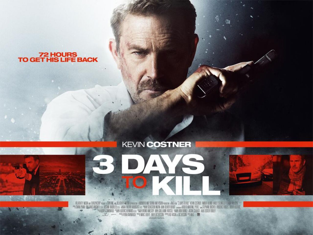 "3 Days to Kill", questa sera alle 21.20 su La7: la trama del film con Kevin Costner