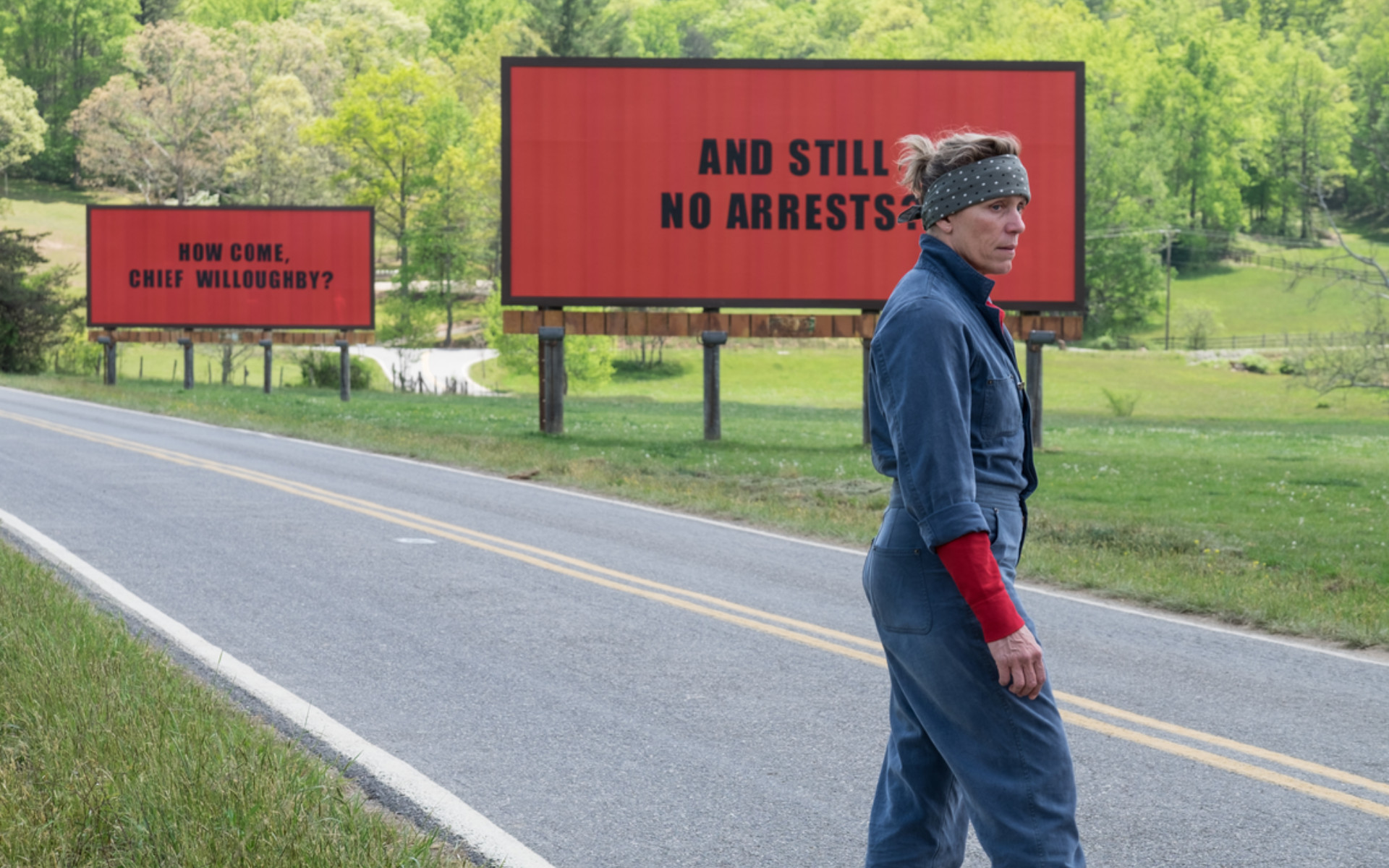 "Tre manifesti a Ebbing, Missouri", alle 21.10 su Rai Movie: la trama del film con Francis McDormand