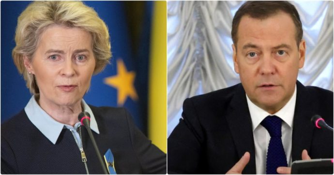 Medvedev: "Von der Leyen è solo una ginecologa che non capisce di economia"