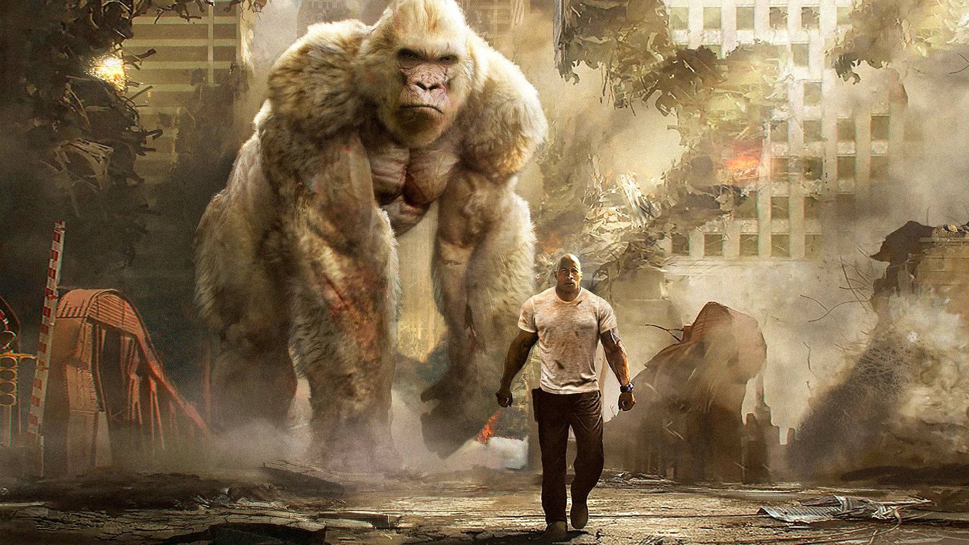 “Rampage - Furia animale”, alle 21.20 su Italia 1: ecco la trama del film