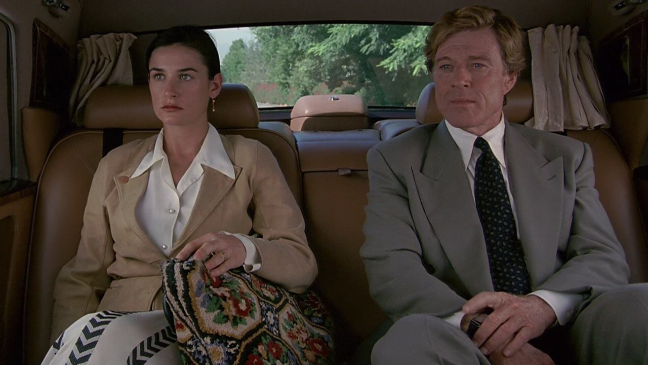 “Proposta indecente”, su Rete 4 il film del 1993 con Robert Redford e Demi Moore: ecco la trama del grande classico