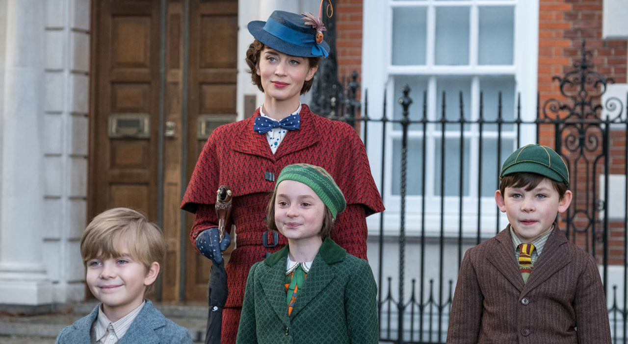 “Il ritorno di Mary Poppins”, alle 21.35 su Rai 1: ecco la trama del film con Emily Blunt