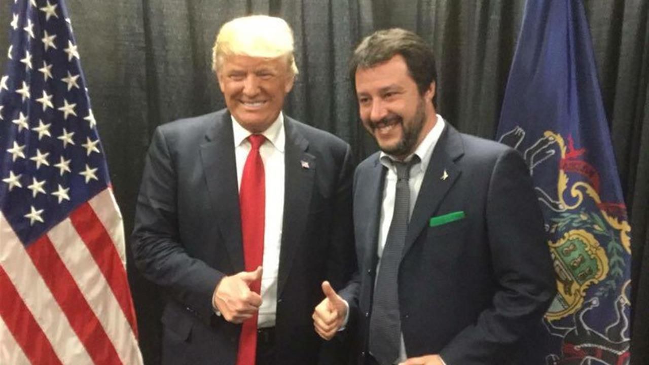 Salvini in ginocchio da Trump per strappare a Meloni il voto estremista