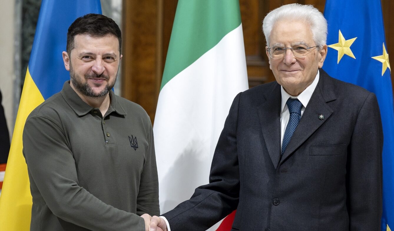 Mattarella riceve Zelensky: "Sostegno all'Ucraina, contro l'aggressione della Federazione Russa"